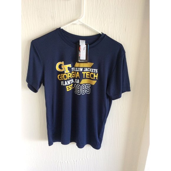 NWT, Georgia Tech Yellow Jackets NCAA, Youth Size L Tee Shirt - Picture 1 of 6